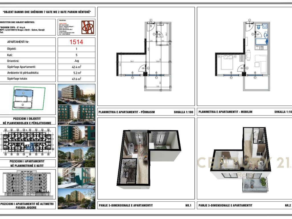 SHITET APARTAMENT 1+1 NË GOLEM – MUNDËSI IDEALE PËR INVESTIM