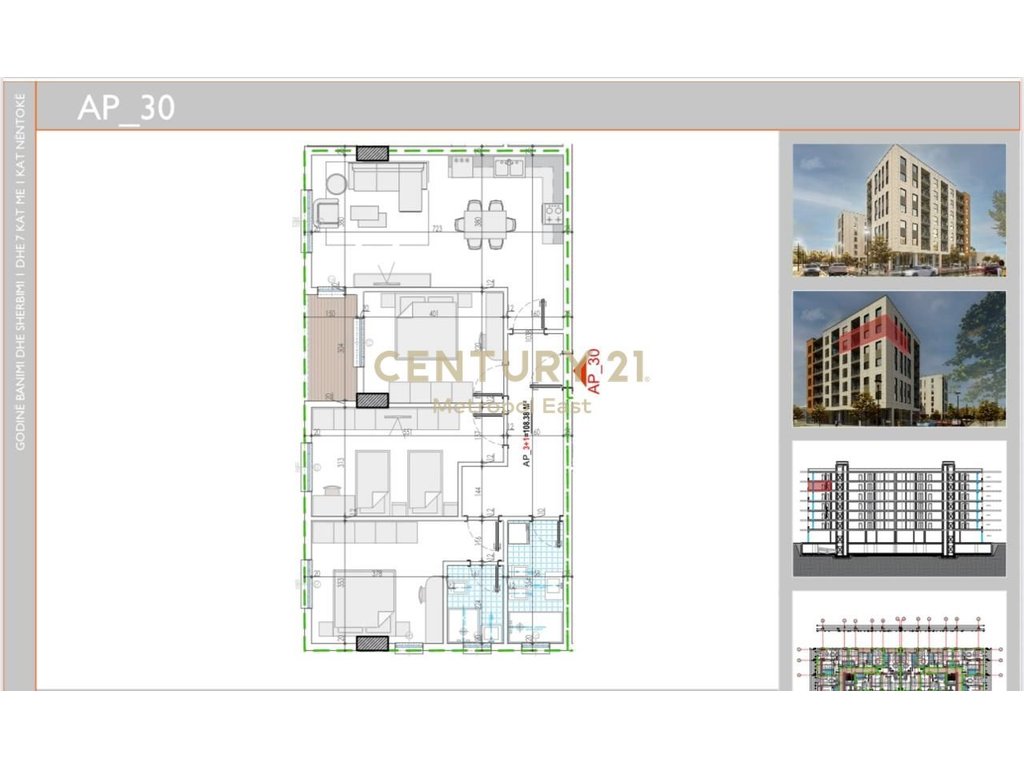 Shitet Apartament 3+1 në Kamëz