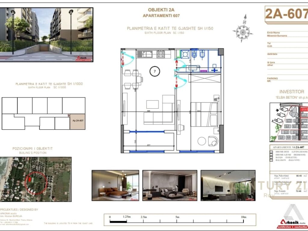 SHITET APARTAMENT 1+1 NE GOLEM TEK LIBURNA RESIDENCE!