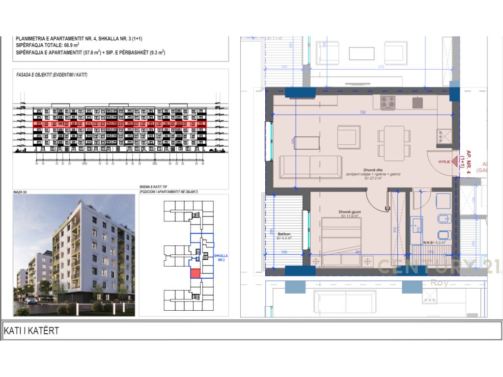 SHITET APARTAMENT 1+1NE GOLEM ,NDERTIM I RI!! MUNDESI PAGESE ME KESTE!