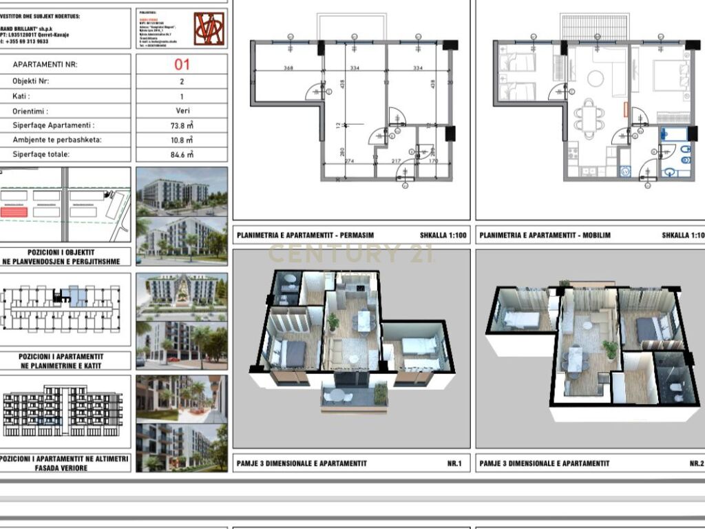 SHITET APARTAMENT 2+1  NE QERRET TEK RESIDENCA ''PALM PARADISE''!!
MUNDESI PAGESE ME KESTE!