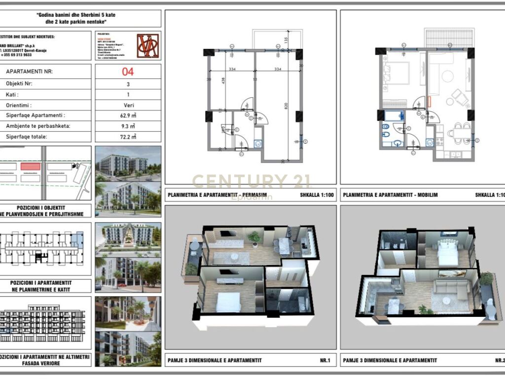 SHITET APARTAMENT 1+1  NE QERRET TEK RESIDENCA ''PALM PARADISE''!!
MUNDESI PAGESE ME KESTE!