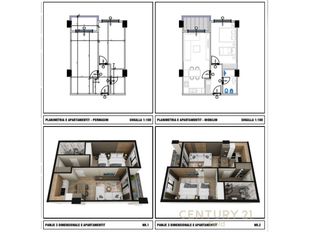 APARTAMENT 1+1 NE SHITJE NE GOLEM ME PAMJE DETI! MUNDESI PAGESE ME KESTE