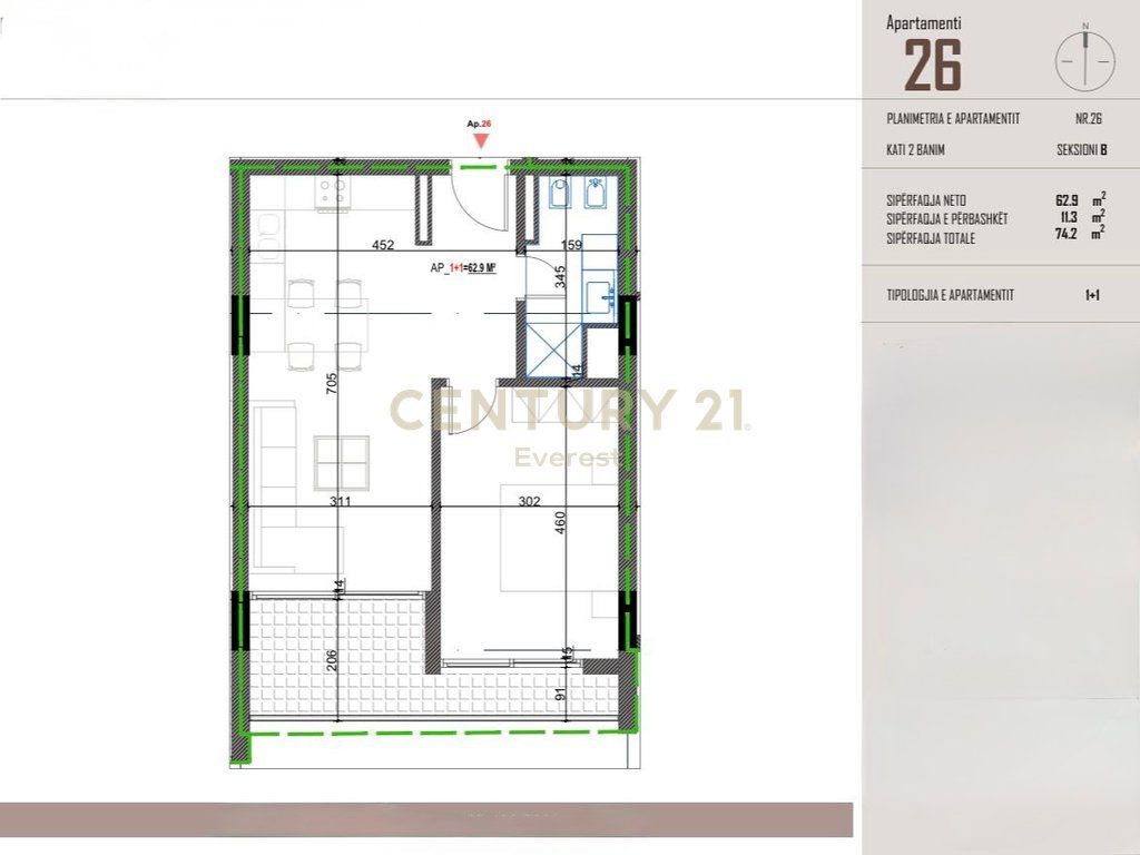 ORIKUM, SHESIM APARTAMENT 1+1