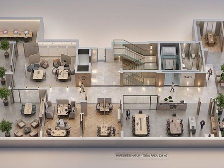 Ambient  për Zyra me Qira – 300 m²