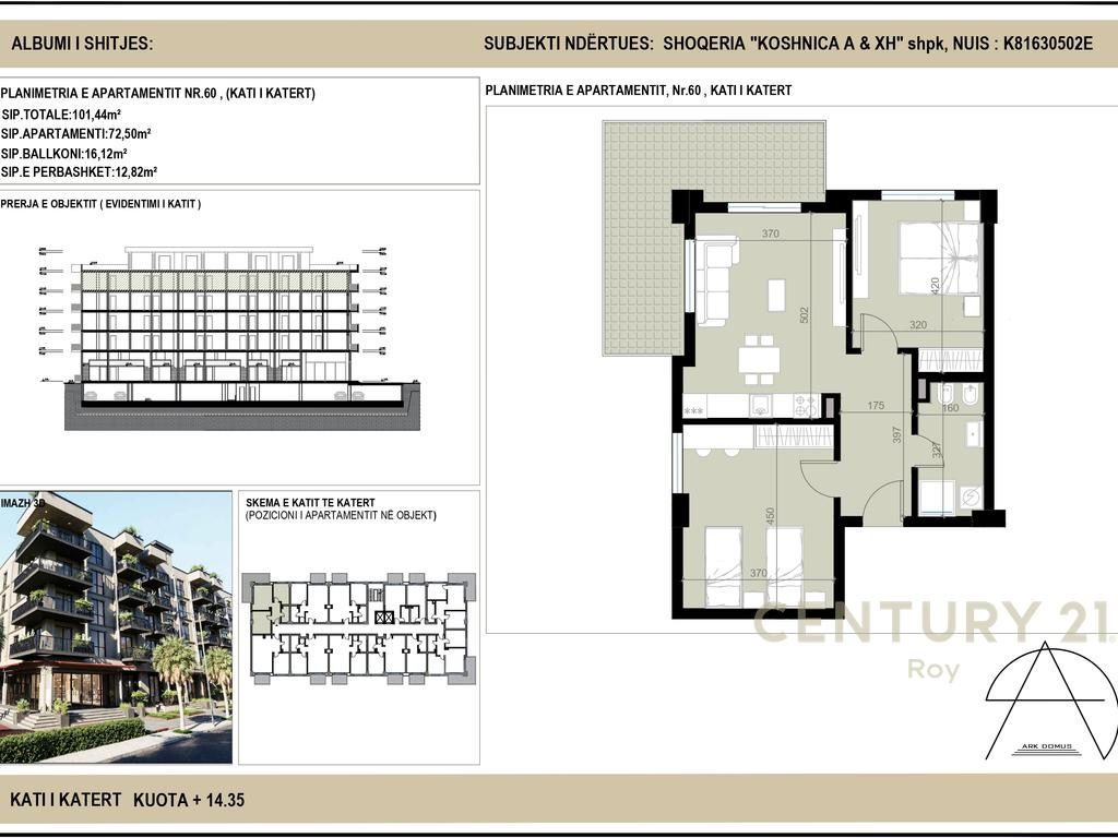"ROADSIDE" RESIDENCE NE GOLEM, FILLUAN REZERVIMET NE RESIDENCEN ME TE RE, MUNDESIA PAGESE ME KESTE !!! - Century 21 Alba...