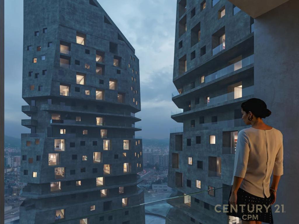 Apartament 2+1+2 për shitje Shqiponja Square Building