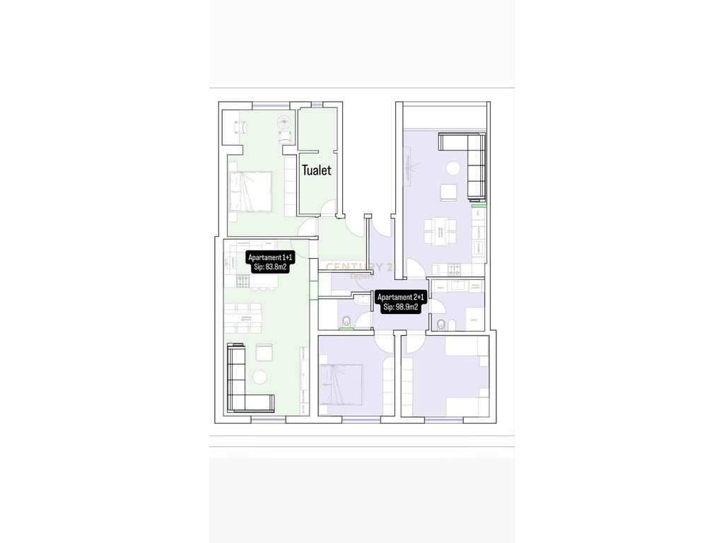 SHESIM APARTAMENT NE MYSLYM SHYR 182M2 KATI I PARE/MUNDESI BIZNESI !
