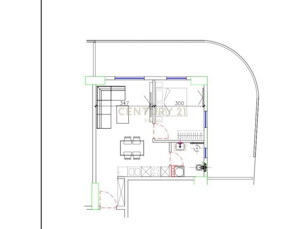 Apartament 1+1 në Shitje në Shëngjin tek "Prishtina Tower"- 104260€ | 99.29 m²