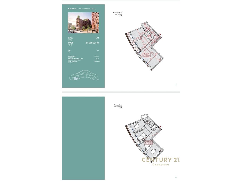 SHESIM APARTAMENT 2+1 TEK LANA RIVERPARK RESIDENCE