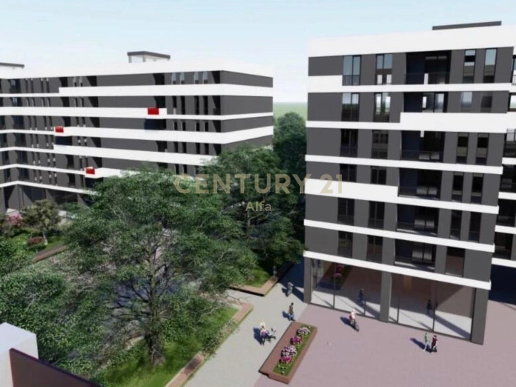 Shitet apartament 1+1 tek Riviera Residence ,Kamez!