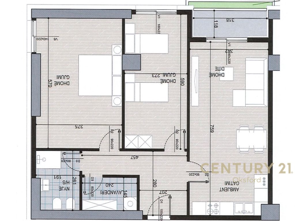 Shesim apartament 2+1+2 ,tek Ish Fusha e Aviacionit!