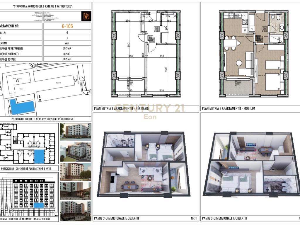 EXLUZIVE SHITET APARTAMENT 1+1ME PAMJE DETI TEK VM REZIDENCE ,NE GOLEM!