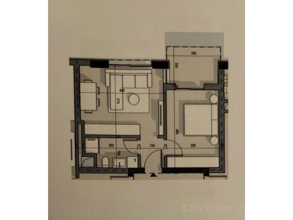 Apartament 1+1 në Shitje në Rruga 5 Maji, Tirana - 90,000€ | 58 m²
