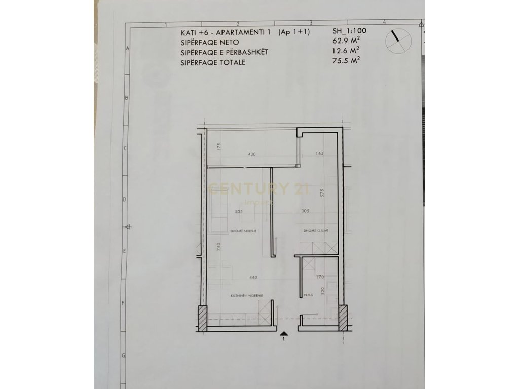 SHITET APARTAMENT 1+1 TE "ASTIRI RESIDENCE 2"