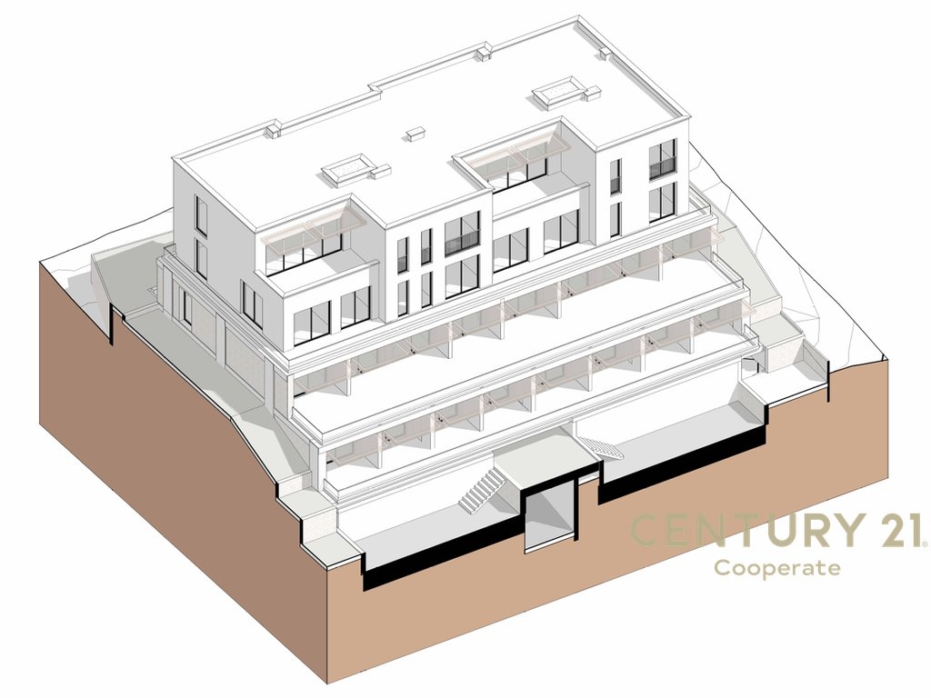 OKAZION! APARTAMENT 1+1+ VERANDE ME PAMJE NGA DETI, NE DHERMI