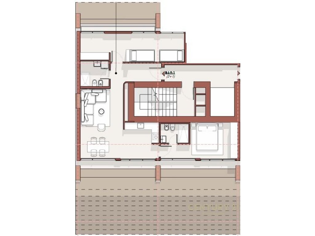 APARTAMENT 2+1+2 NE SHITJE RESIDENCA LUKSOZE "ALTERA" - VLORE