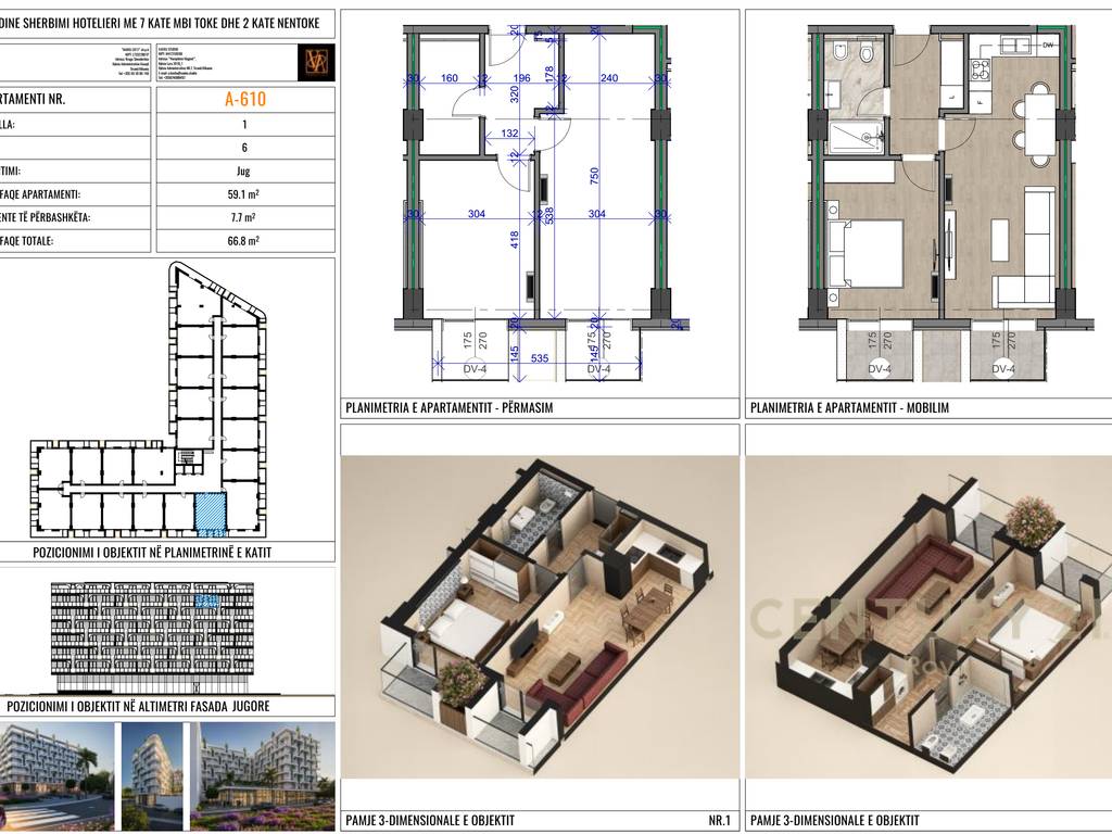 APARTAMENT 1+1 PER SHITJE NE GOLEM! MUNDESI PAGESE ME KESTE!