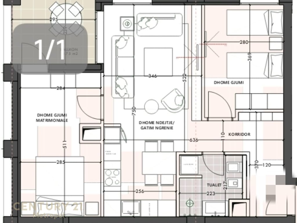 Apartament 2+1  per shitje te Vlora Marine!