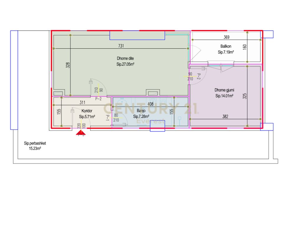 ISH PARKU, SHESIM APARTAMENT 1+1