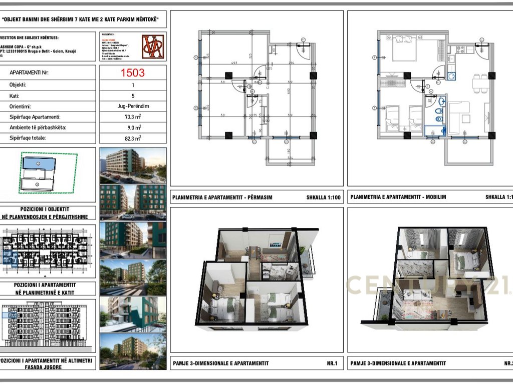 SHITET APARTAMENT 2+1 NË GOLEM – MUNDËSI IDEALE PËR INVESTIM