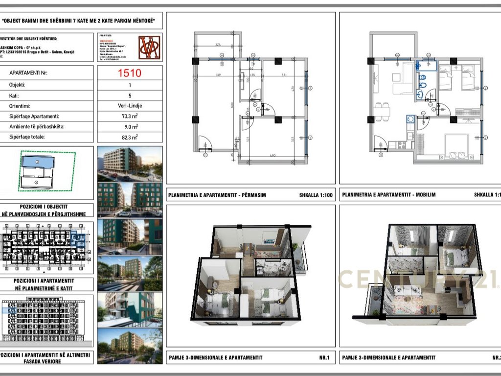 SHITET APARTAMENT 2+1 NË GOLEM – MUNDËSI IDEALE PËR INVESTIM