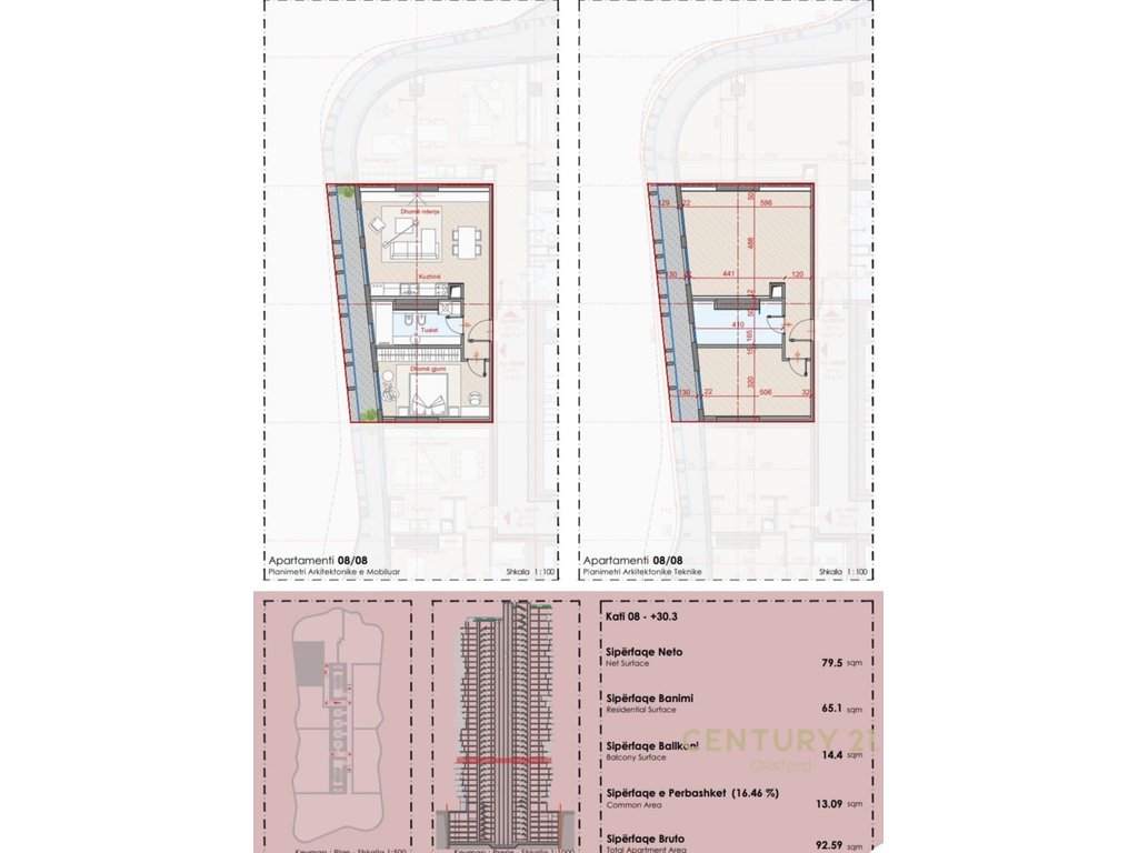 EKSKLUZIVE SHITET APARTAMENT 1+1+Ballkon TEK TOP SEVEN TOWER!