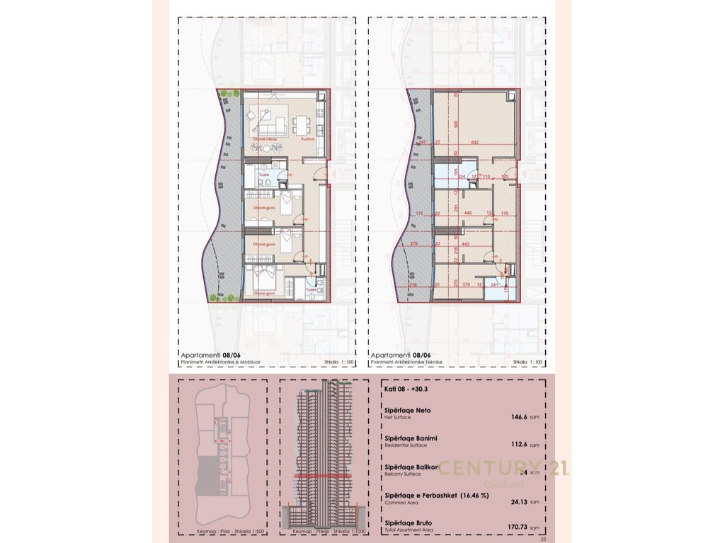 SHITET APARTAMENT 3+1+2 TEK TOP SEVEN TOWER!