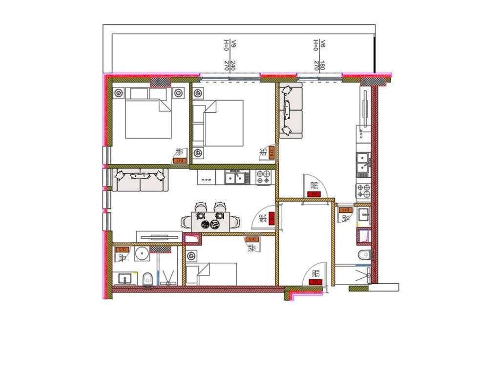 DHERMI, SHESIM DY APARTAMENTE 1+1 & 2+1