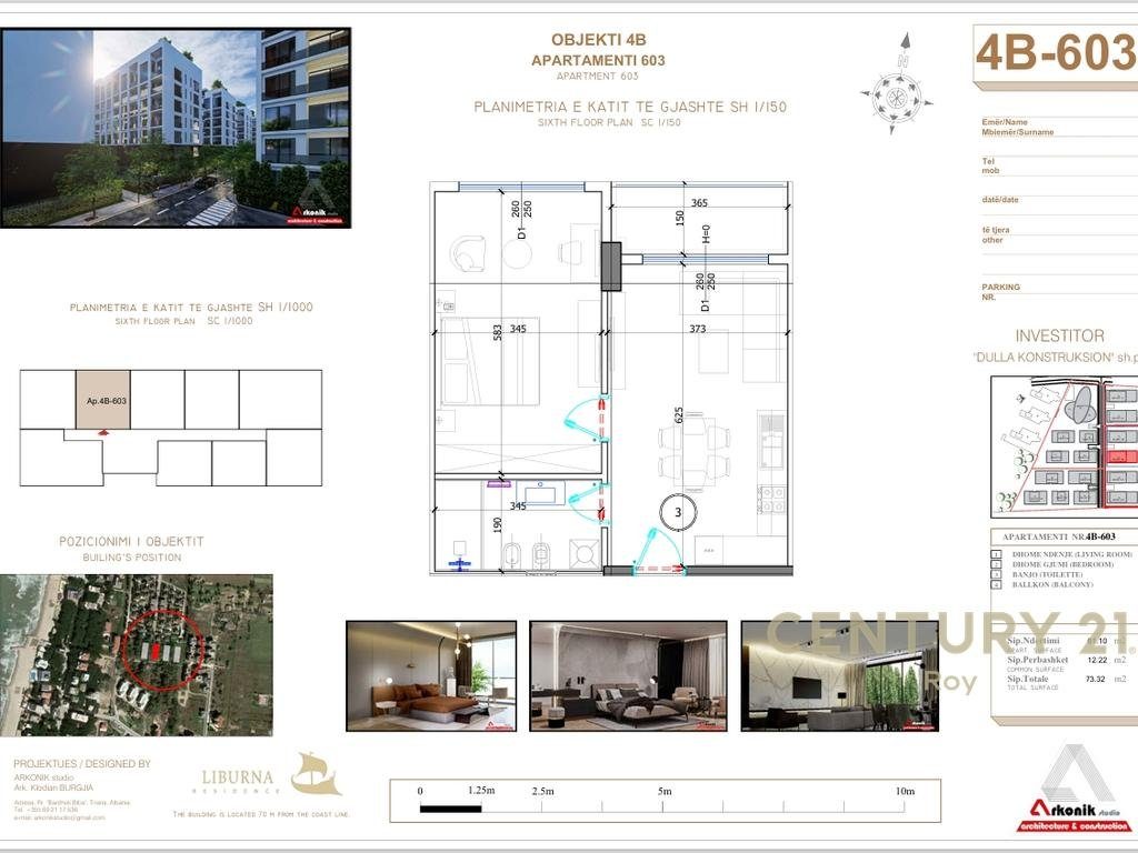 Investim i zgjuar, Shitet apartament 1+1 në Rezidencën Liburna, 150m nga detiu !