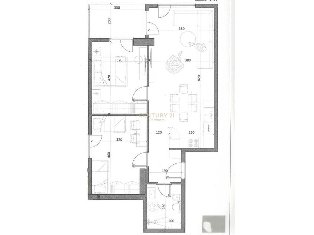 APARTAMENT 2+1 NË SHITJE NË KAMËZ QENDËR – NDËRTIM I RI