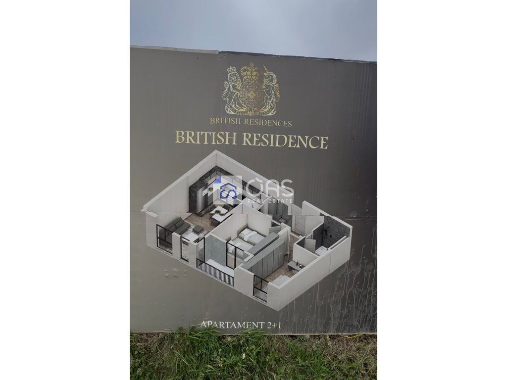 Shitet apartament 2+1 ME KREDI  ne Paskuqan  " British 2   ".
