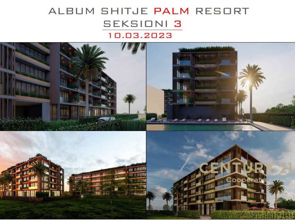 SHESIM APARTAMENT 2+1 + POST PARKIMI NE RRADHIME ME PAMJE NGA DETI-REGINA PALM RESORT 3.