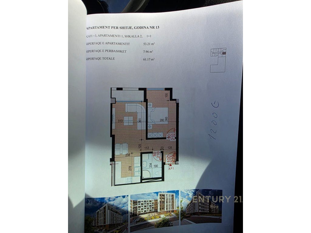 Apartament 1+1 në shitje në Golem, Durrës - 73,404€ | 61.17 m²