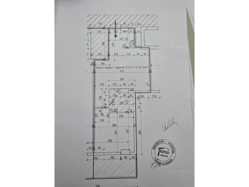 SHITET APARTAMENT 1+1 TE REZIDENCA "TRIPOD" !! SELITE