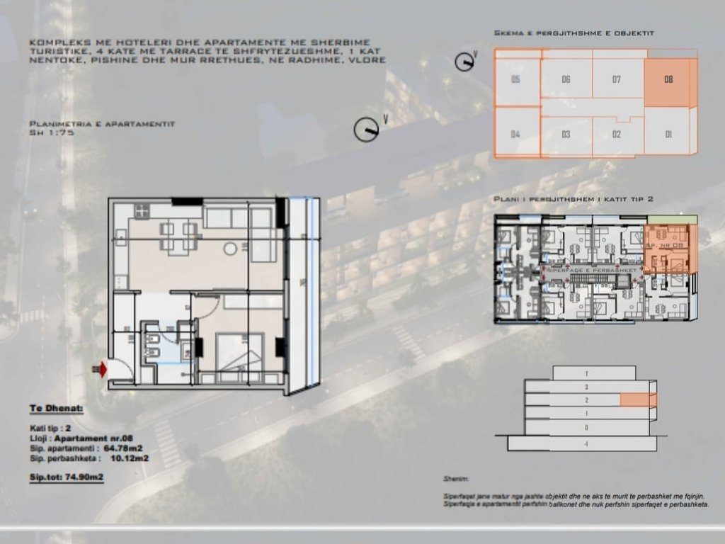 APARTAMENT 1+1 PER SHITJE,NE RADHIME! PAMJE ANSORE DET!