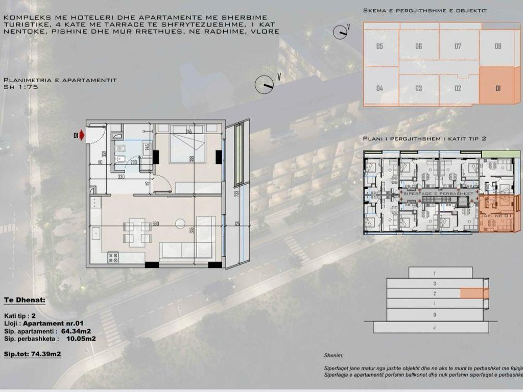 APARTAMENT 1+1 PER SHITJE,NE RADHIME!
