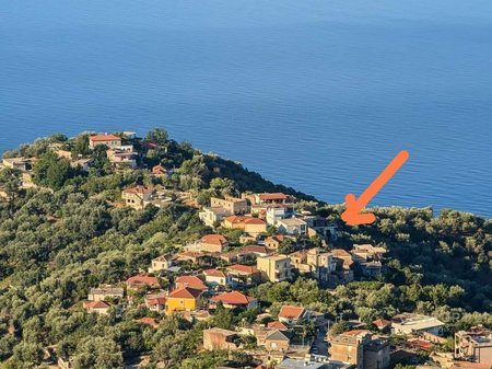 Apartament 2+1 me oborr privat dhe pamje deti në Green Coast 1, Palasë