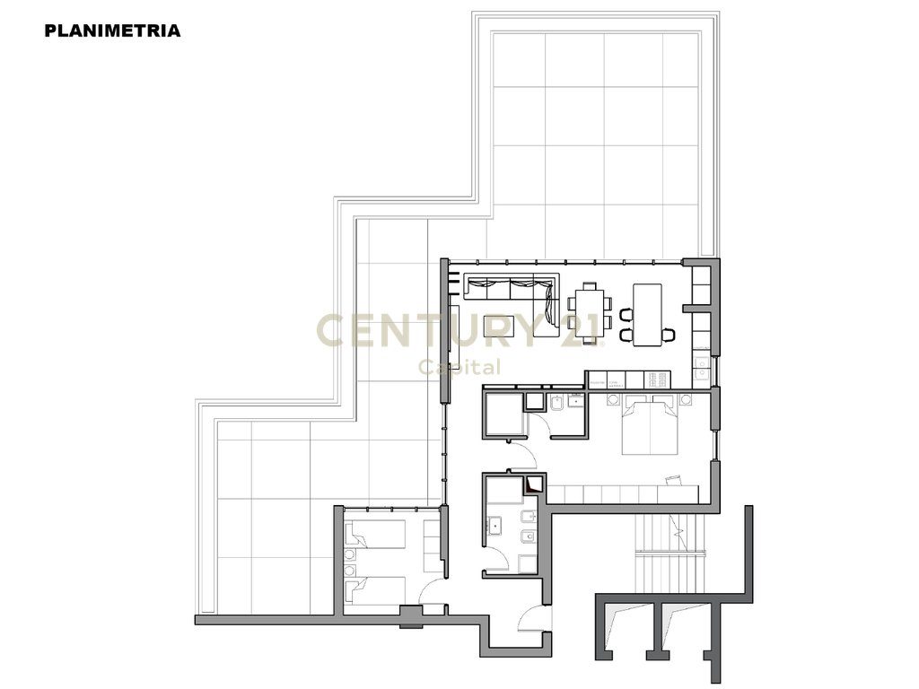 Apartament 2+1+2+Verandë Për Shitje te Burgu i Grave, Ali Demi!