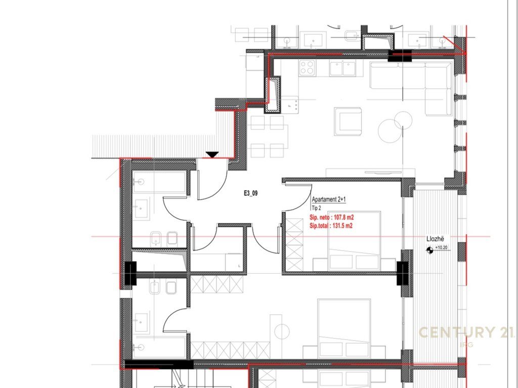 Shitet Apartament 2+1+2 – Morina City, Dhërmi!