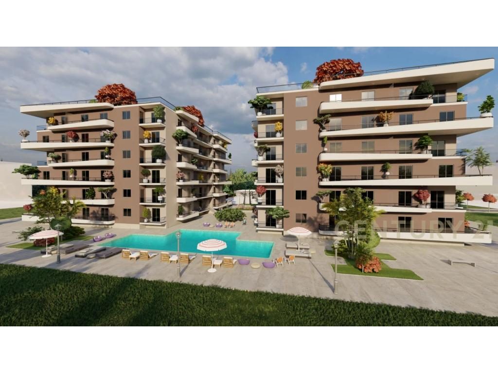 SHITET SUPER APARTAMENT NE MALIN E ROBIT , KOMPLEKS ME PISHINE!!!