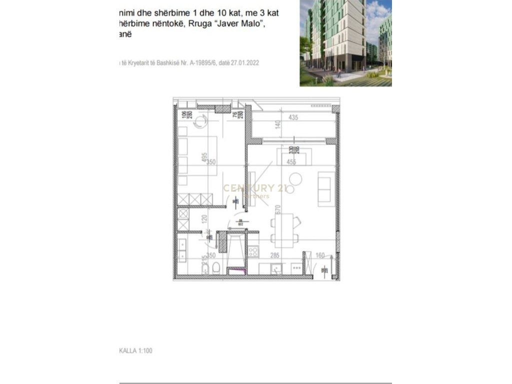 Shesim  Apartament 1+1  te Tirana RiverSide Residence rruga JAVER MALO,Tiranë!
