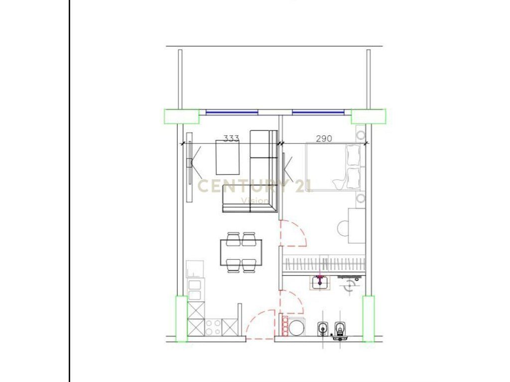 Apartament 1+1 Për Shitje në Shëngjin tek "Prishtina Tower"- 83,200€ | 79.24 m²