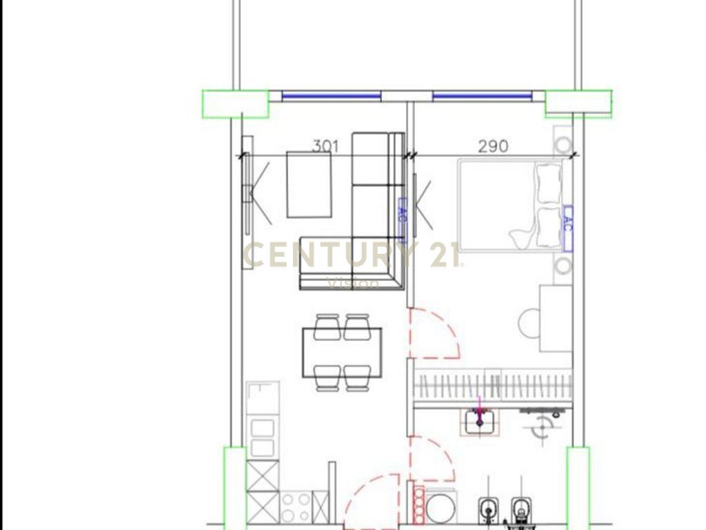 Apartament 1+1 Për Shitje në Shëngjin tek "Prishtina Tower" - 79,200€ | 75.35 m²