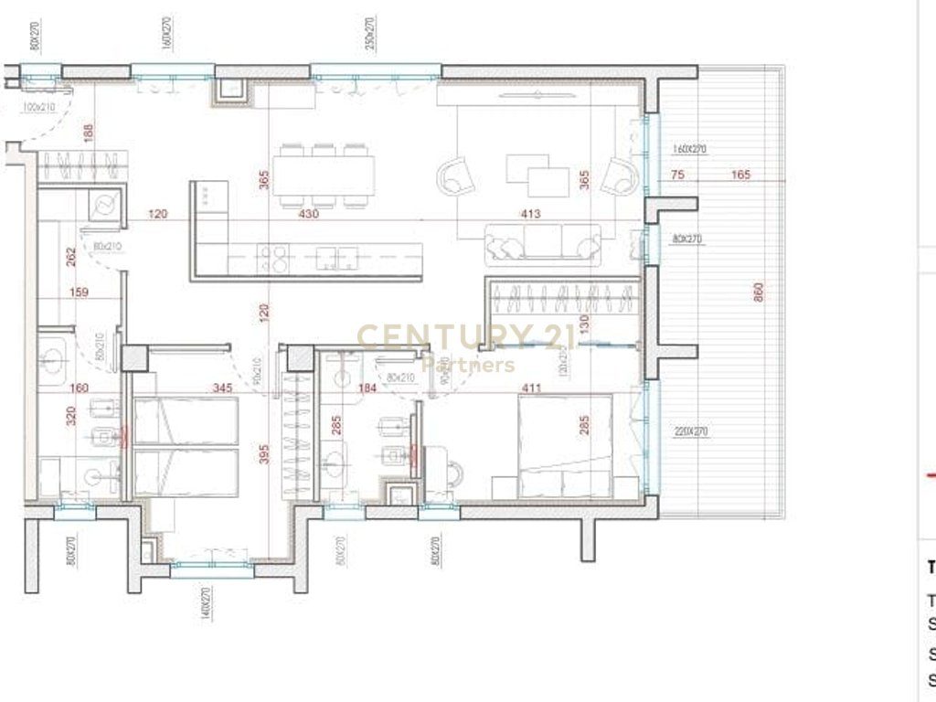 APARTAMENT ME QIRA 2+1+2 TUALETE 
+ 2 POSTE PARKIMI TEK BULEVARDI I RI