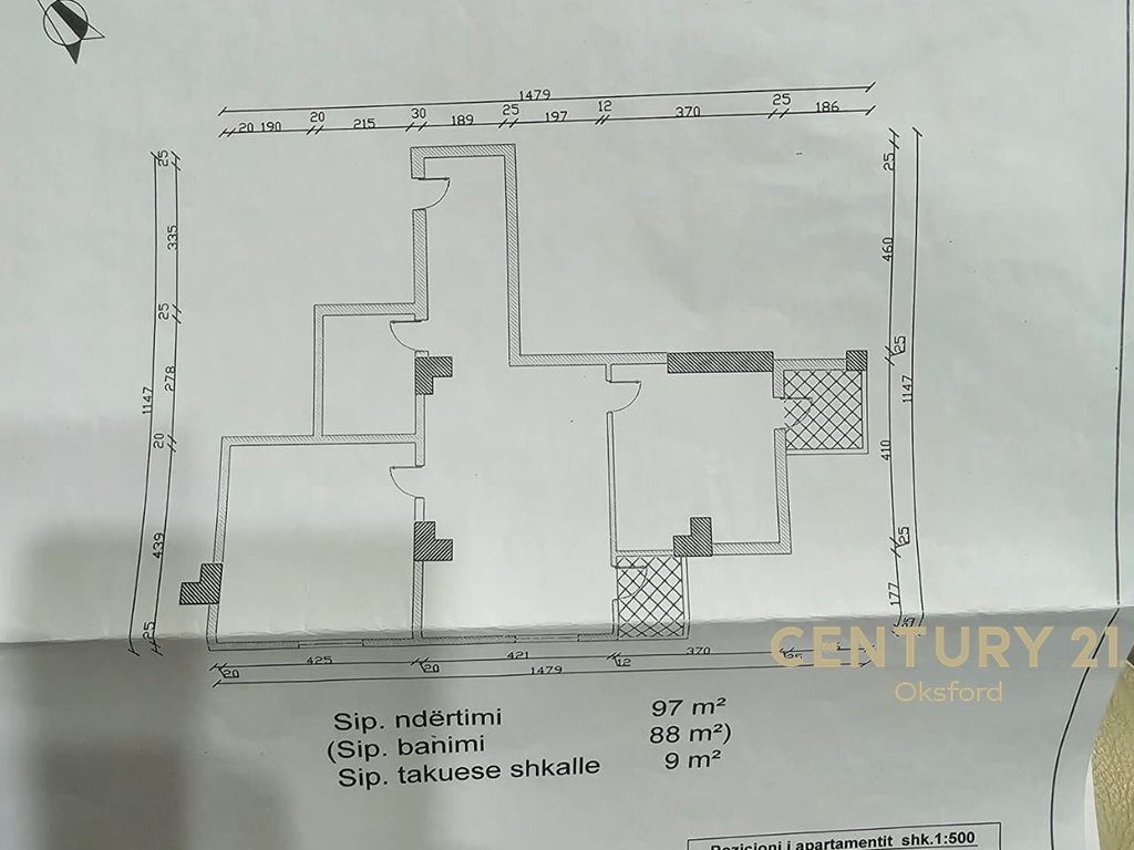 SHITET APARTAMENT 2+1 NE LAPRAK, RRUGA DRITAN HOXHA