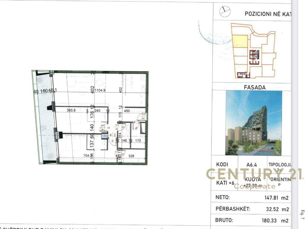 SHESIM APARTAMENT 2+1 NË QENDËR, RRUGA LIMAN KABA