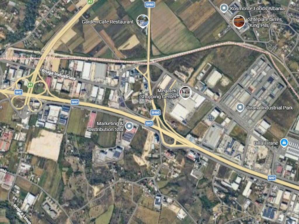 Tokë për Shitje në  Autostradën Tiranë  - Durrës, tek Mbikalimi i Kasharit, Tiranë - 400,000.00€ | 1392 m² - Century 21...