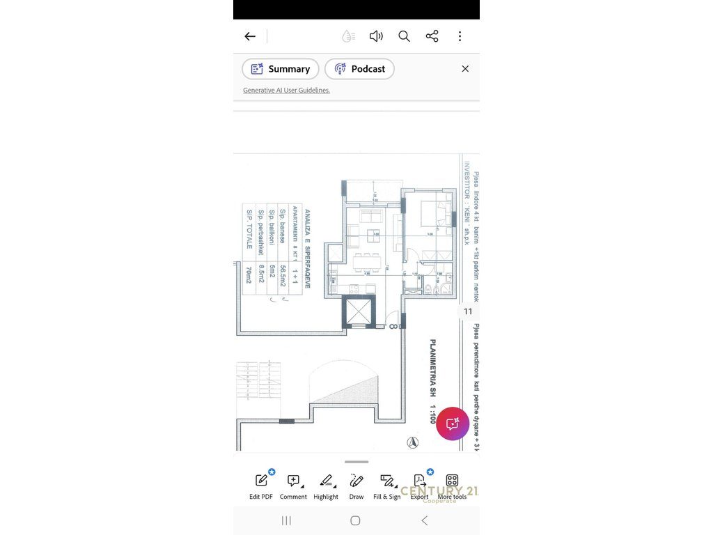 SHESIM APARTAMENT 1+1 ME PAMJE NGA DETI, NE VLORE