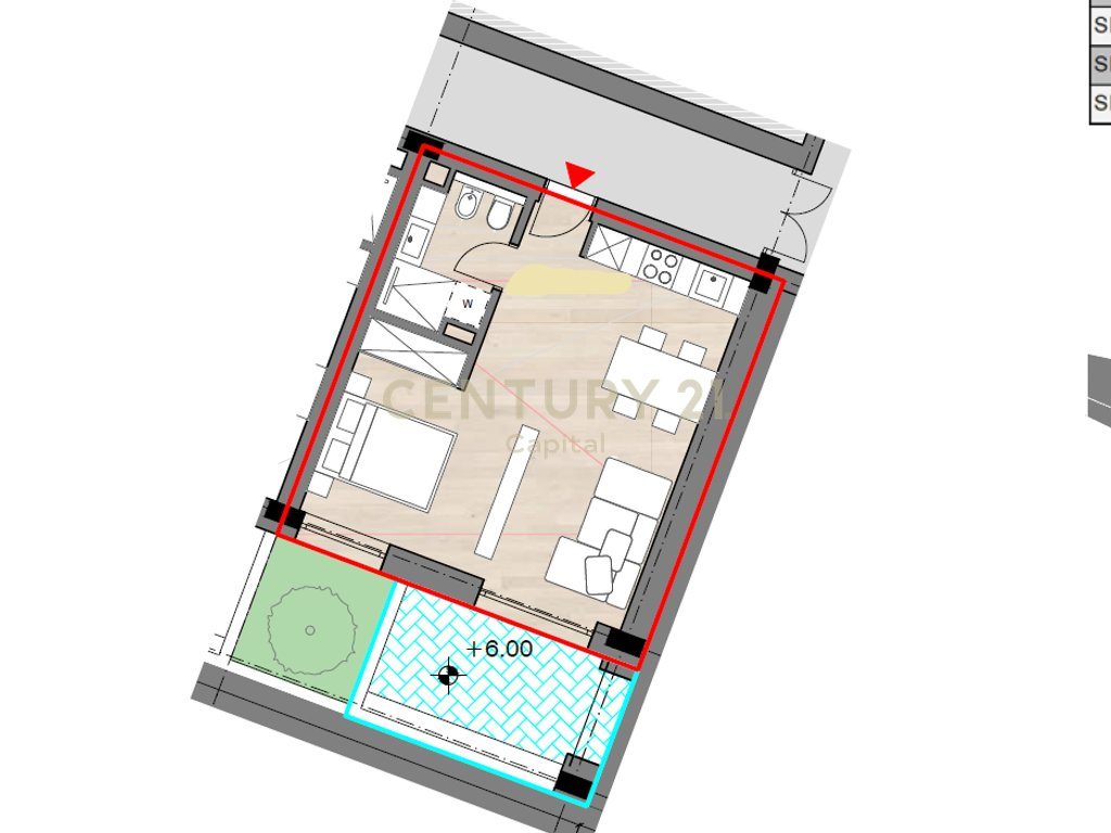 STUDIO APARTAMENT PREMIUM ME PAMJE NGA DETI TE FOLIE VILLAGE, JALË!